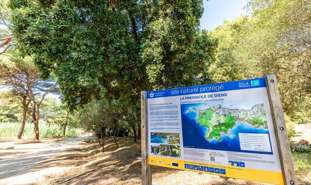 Les randonnées disponibles à Giens